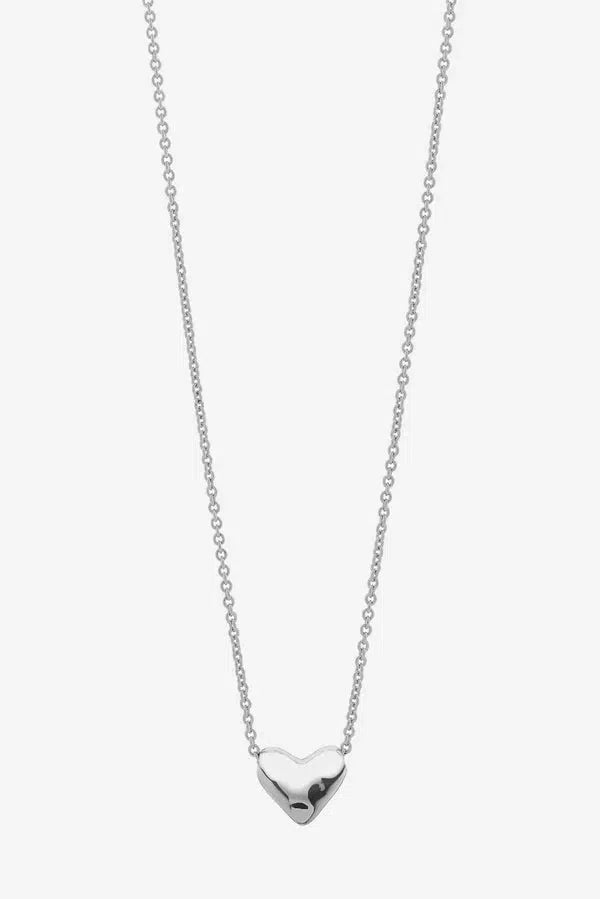 Mariel Silver Heart Necklace-Jewellery-Liberte-The Bay Room