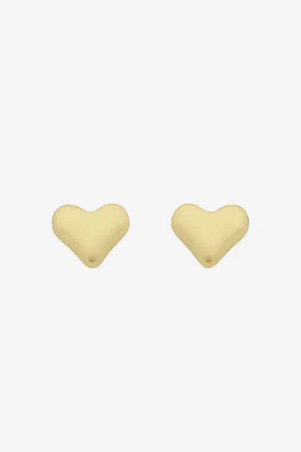 Mariel Soft Gold Heart Earring-Jewellery-Liberte-The Bay Room