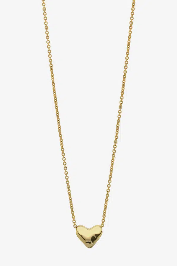 Mariel Soft Gold Heart Necklace-Jewellery-Liberte-The Bay Room