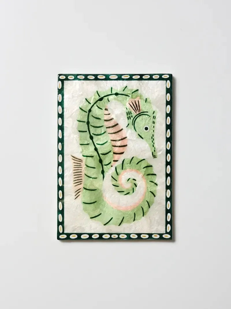 Mariner Wall Art Seahorse-Wall Decor-Jones & Co-The Bay Room