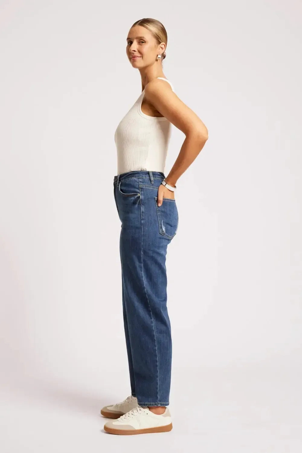 Maris Barrel Denim Jean - Denim-Jeans-Eb & Ive-The Bay Room