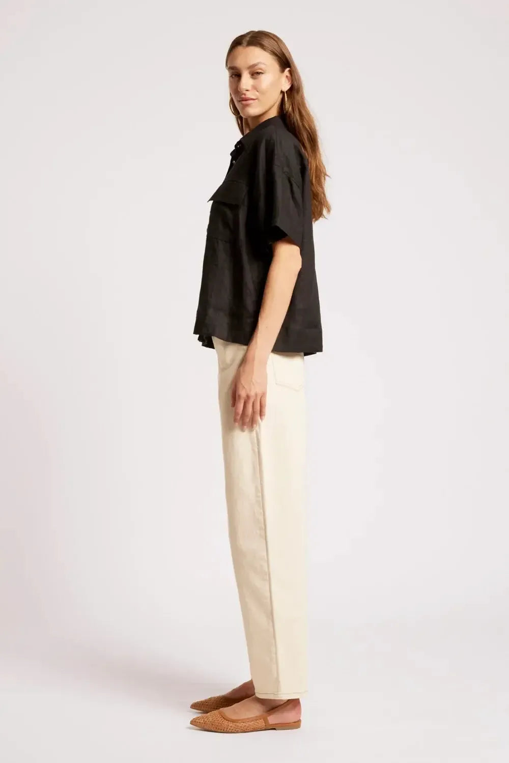 Maris Shirt - Black-Tops-Eb & Ive-The Bay Room