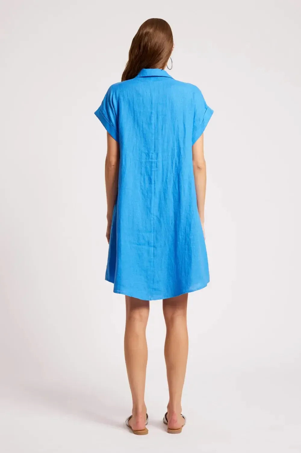 Maris Shirt Dress - Marine-Dresses-Eb & Ive-The Bay Room