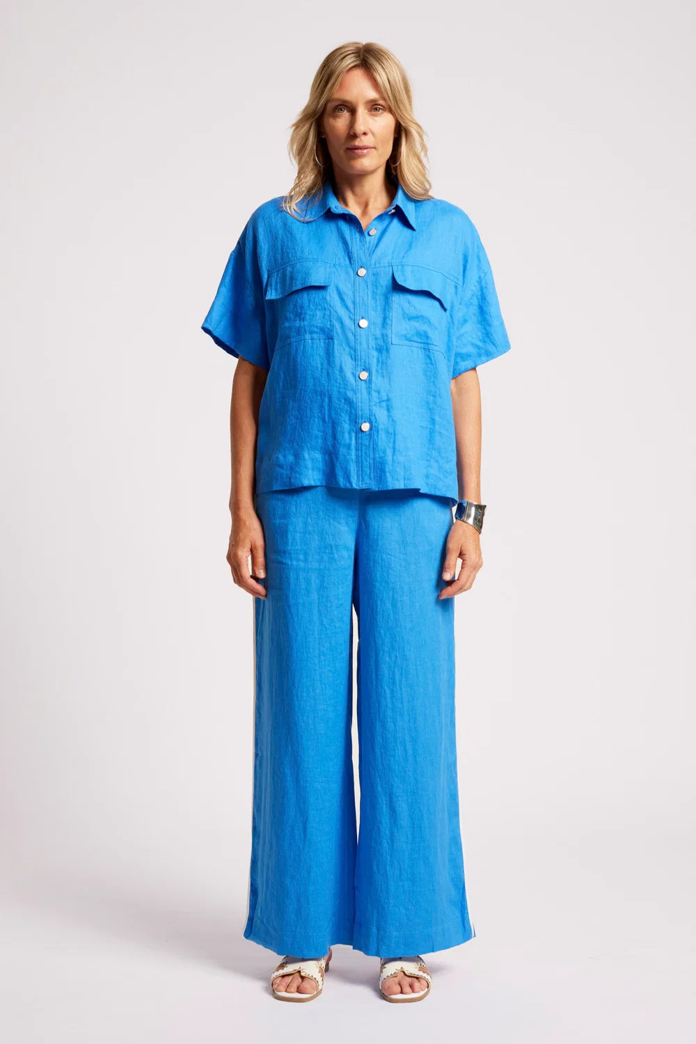Maris Shirt - Marine-Tops-Eb & Ive-The Bay Room