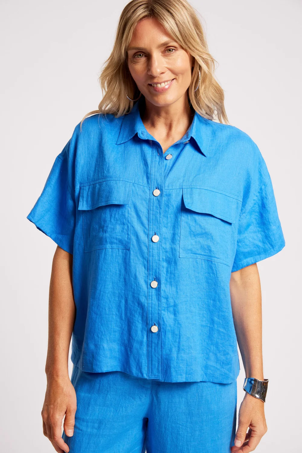 Maris Shirt - Marine-Tops-Eb & Ive-The Bay Room