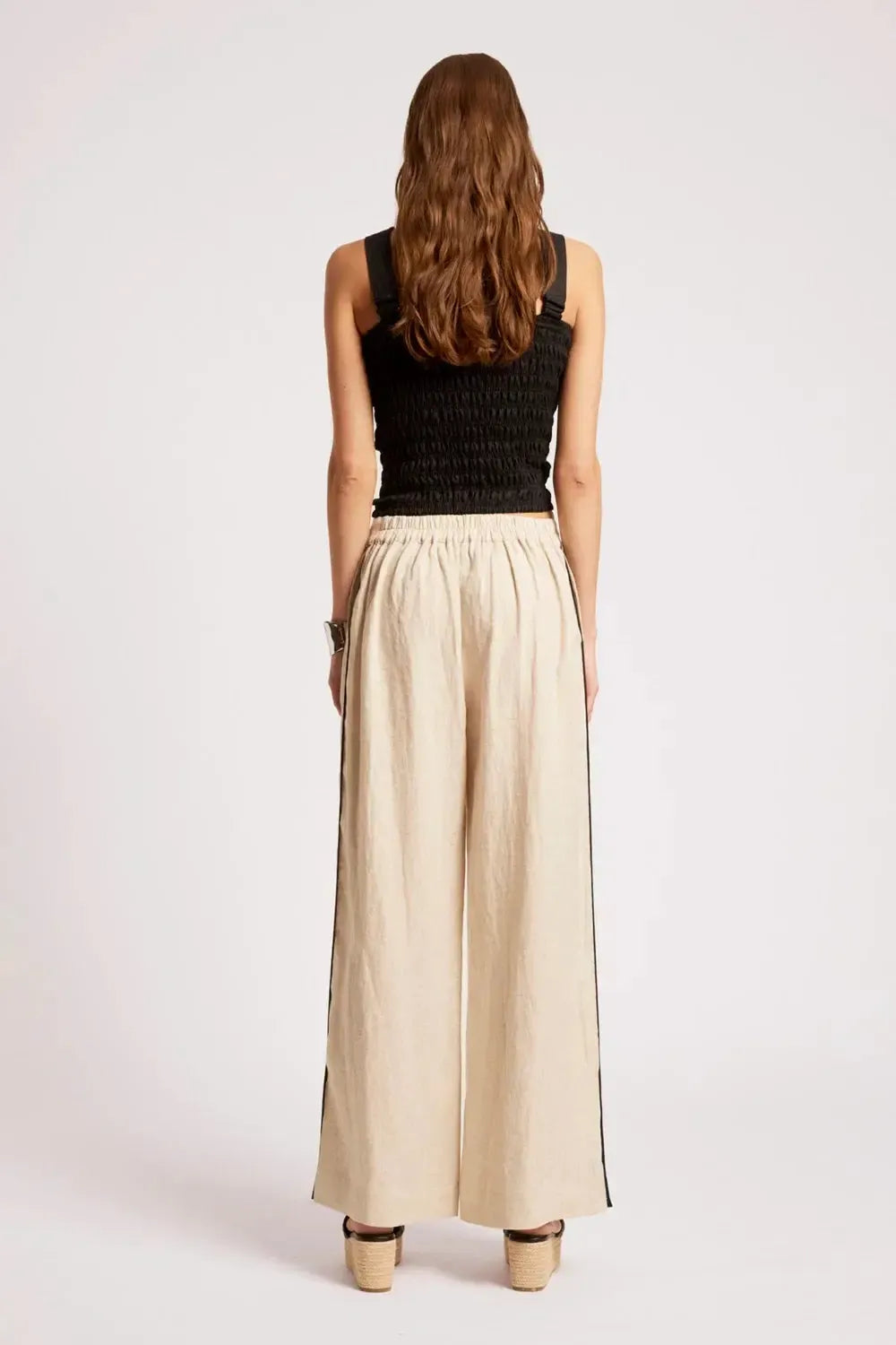 Maris Splice Pant - Tusk/Black-Pants-Eb & Ive-The Bay Room