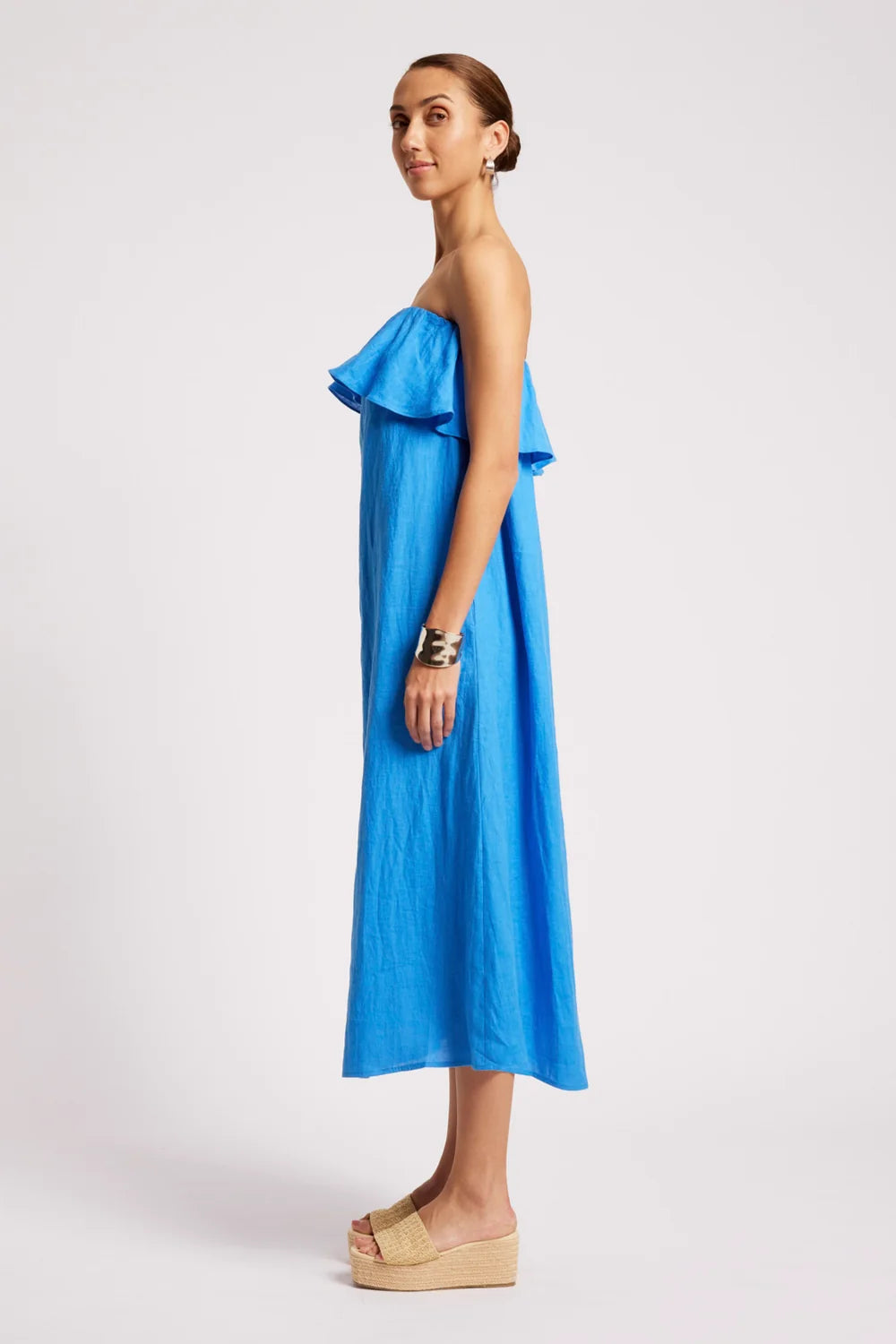 Maris Strapless Dress - Marine-Dresses-Eb & Ive-The Bay Room