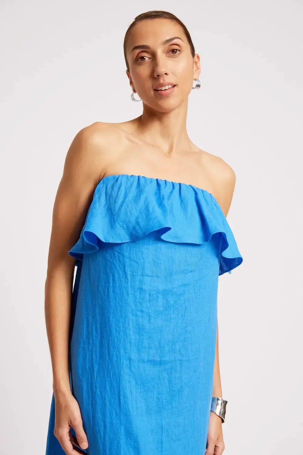 Maris Strapless Dress - Marine-Dresses-Eb & Ive-The Bay Room