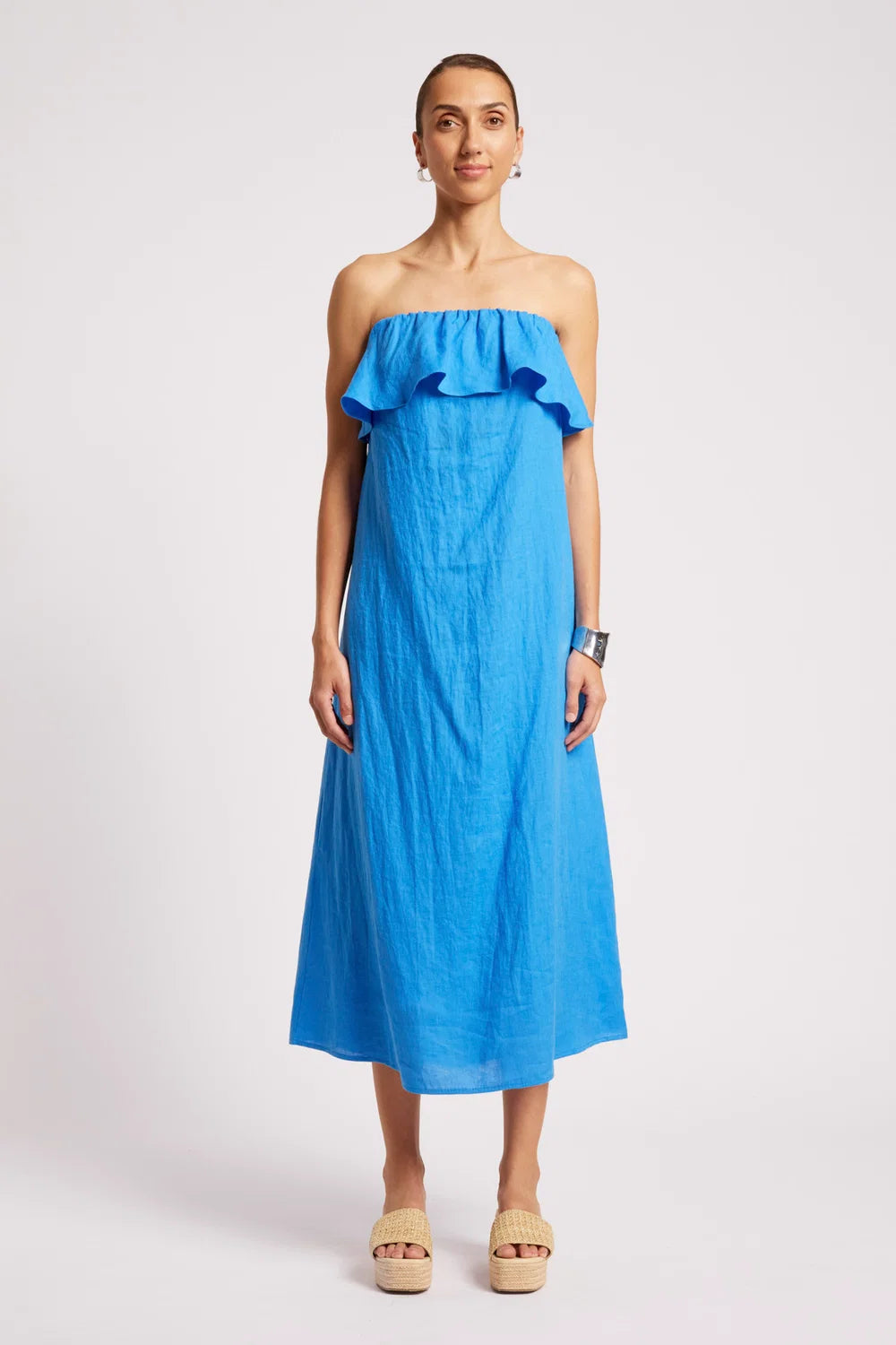 Maris Strapless Dress - Marine-Dresses-Eb & Ive-The Bay Room