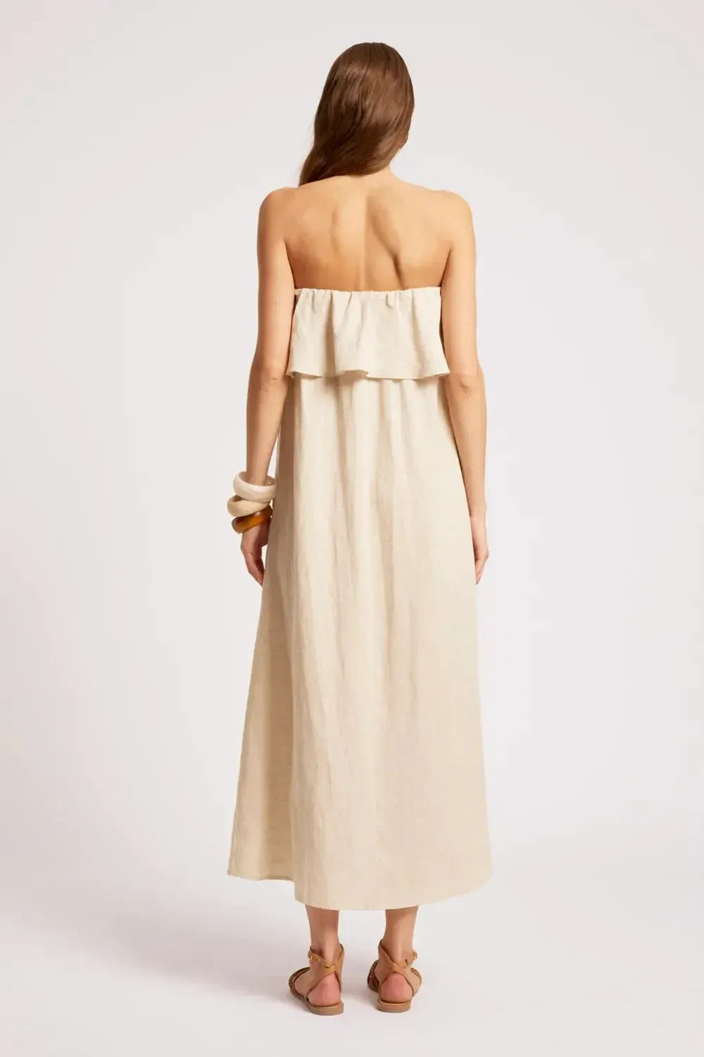 Maris Strapless Dress - Tusk-Dresses-Eb & Ive-The Bay Room