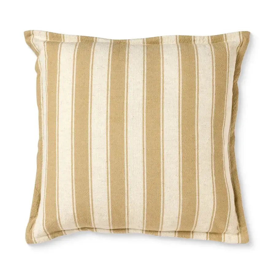 Marisol Clay Stripe Cushion 50x50cm-Soft Furnishings-Madras Link-The Bay Room