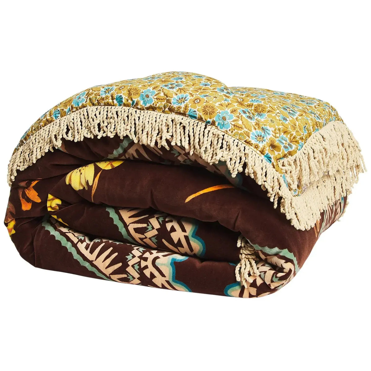 Marnie Velvet Bedcover-Soft Furnishings-Sage & Clare-The Bay Room