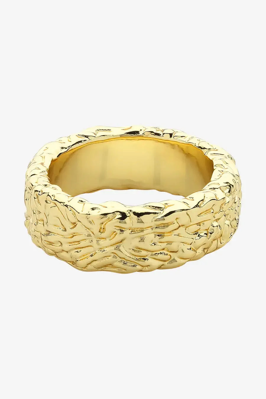 Martha Gold Textured Ring-Jewellery-Liberte-The Bay Room