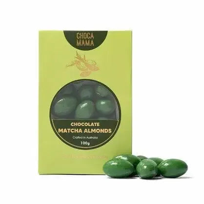 Matcha Almonds 100g-Gourmet Food & Drink-Chocamama-The Bay Room