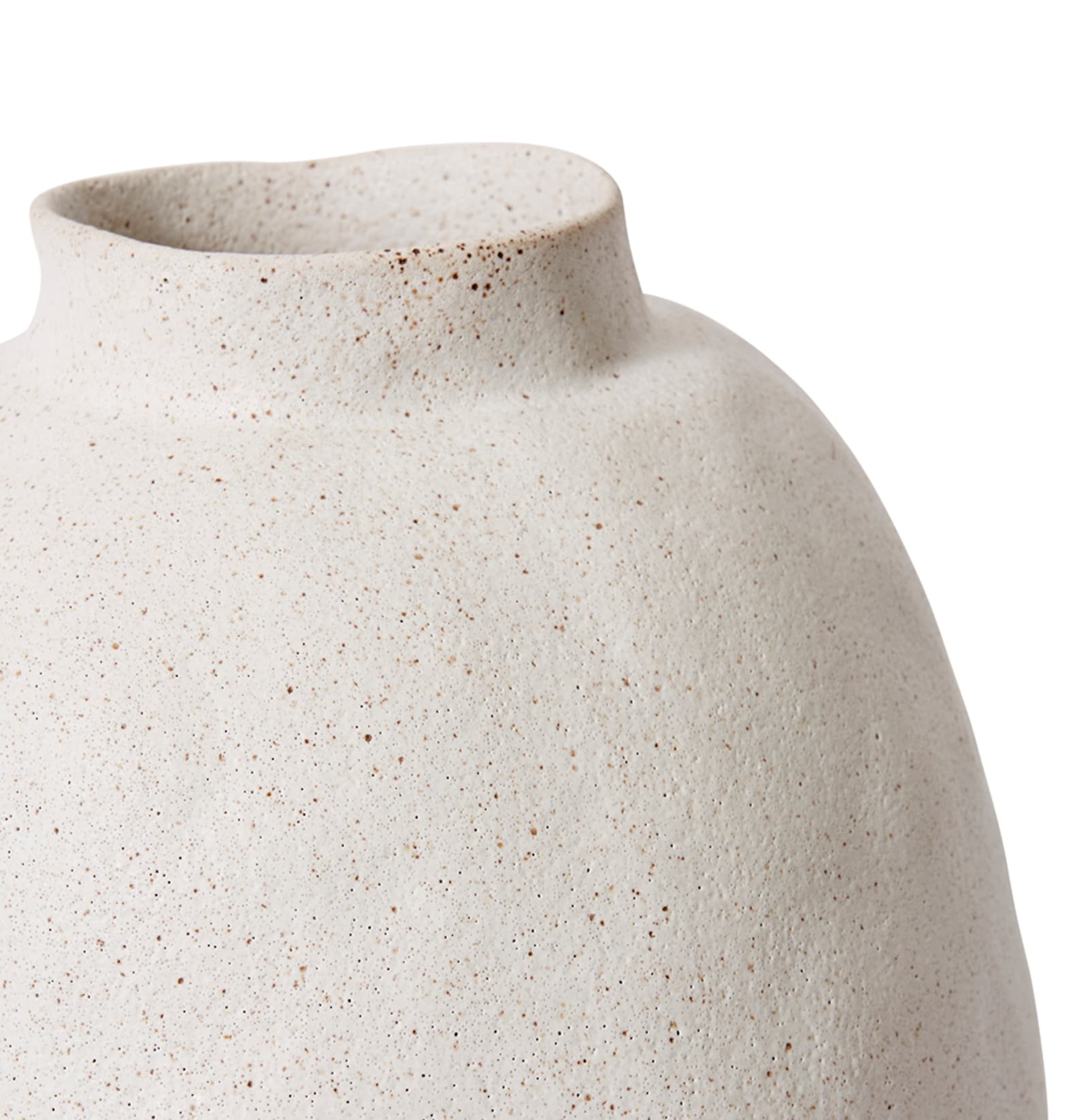 Matias Footed Vase Sandy White 32x32x40cm-Pots, Planters & Vases-Elme Living-The Bay Room