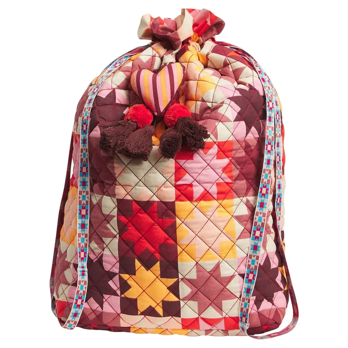 Matilda Santa Sack - Poppy-Christmas-Sage & Clare-The Bay Room