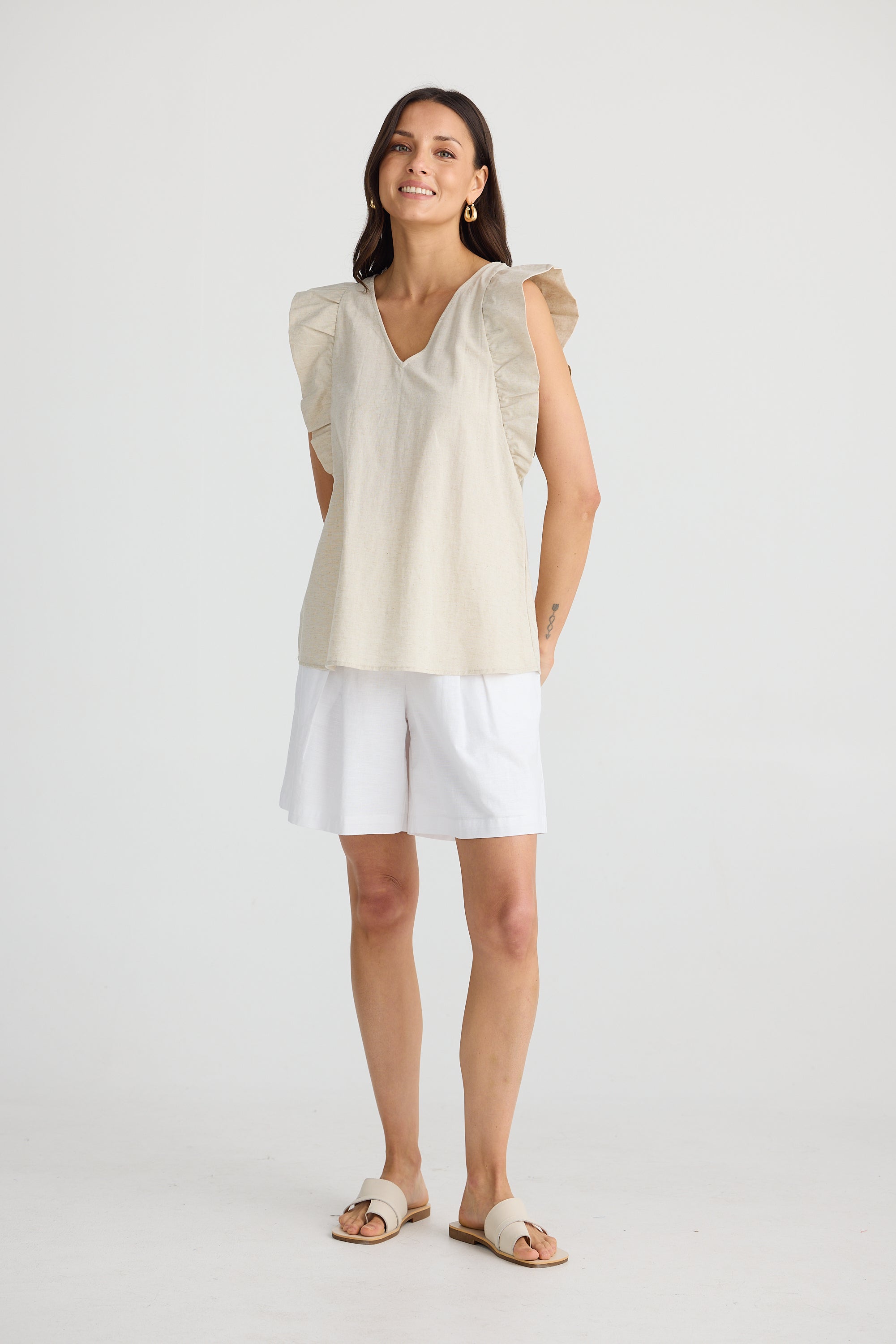 Matilda Top - Natural-Tops-Brave & True-The Bay Room