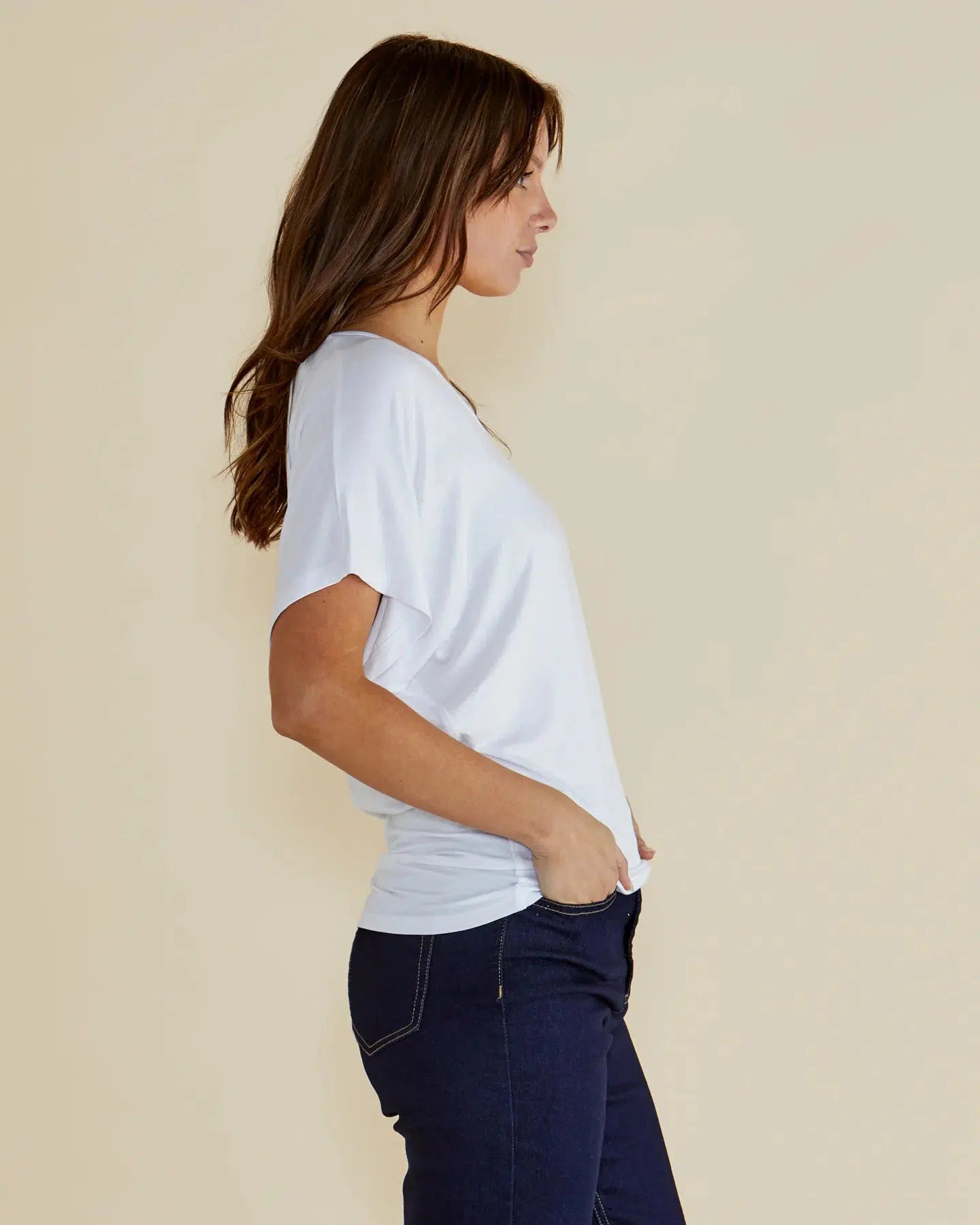 Maui Tee - White-Tops-Betty Basics-The Bay Room