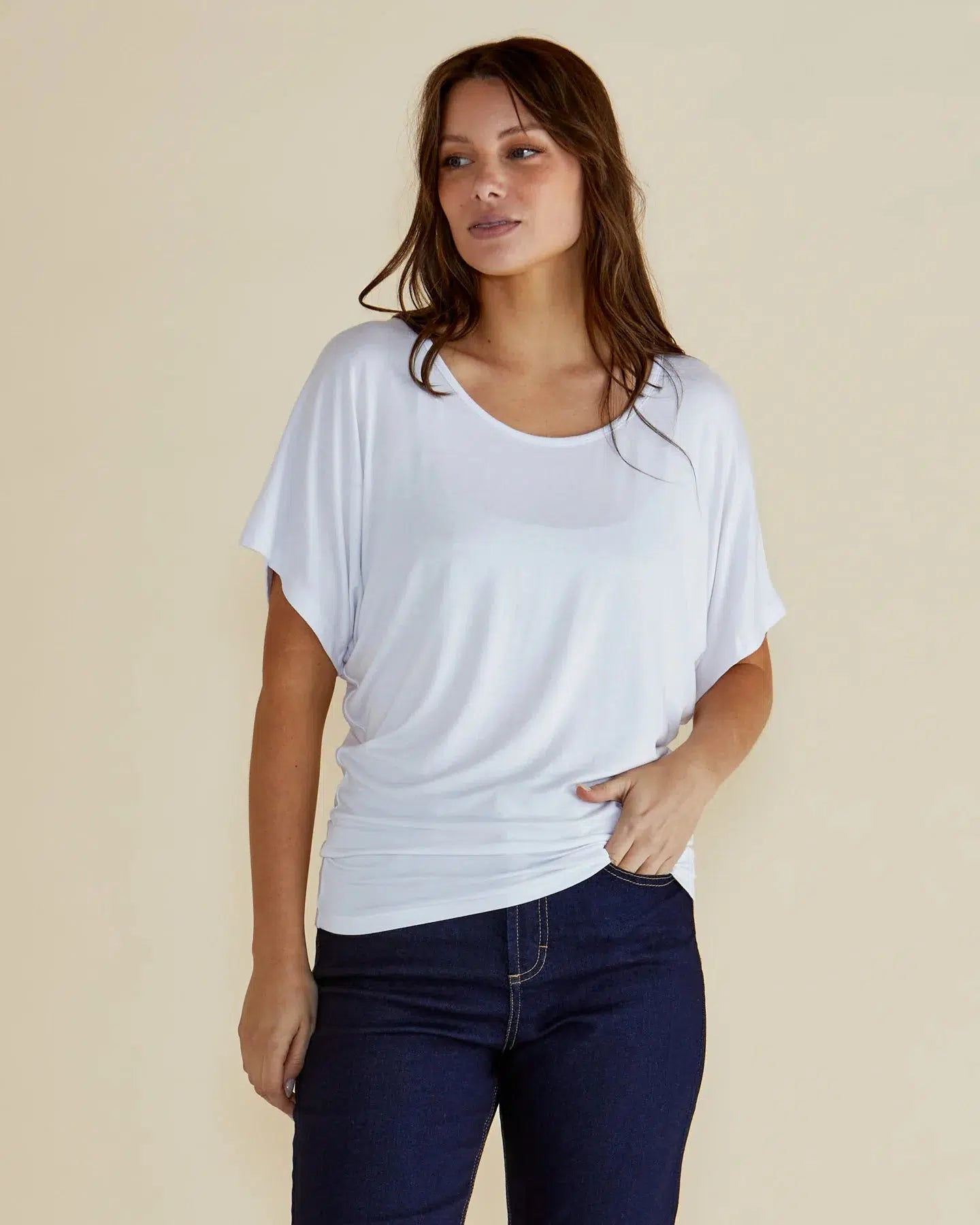 Maui Tee - White-Tops-Betty Basics-The Bay Room