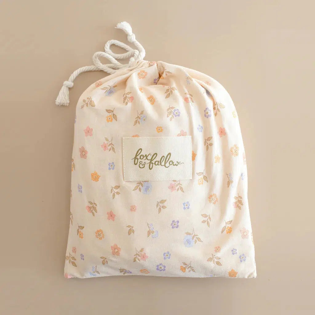 Meadow Organic Fitted Cot Sheet-Nursery & Nurture-Fox & Fallow-The Bay Room