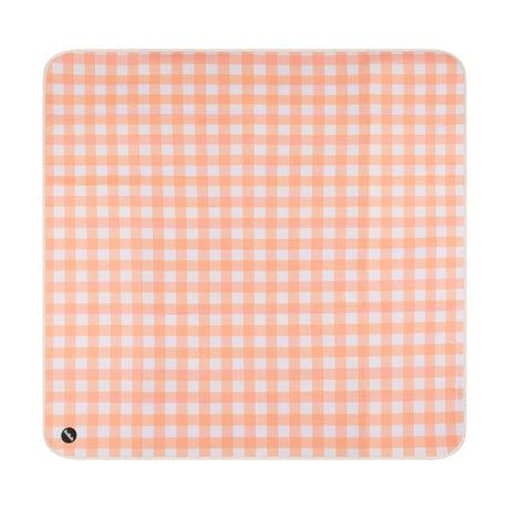 Medium Mat Apricot Check-Travel & Outdoors-Kollab-The Bay Room