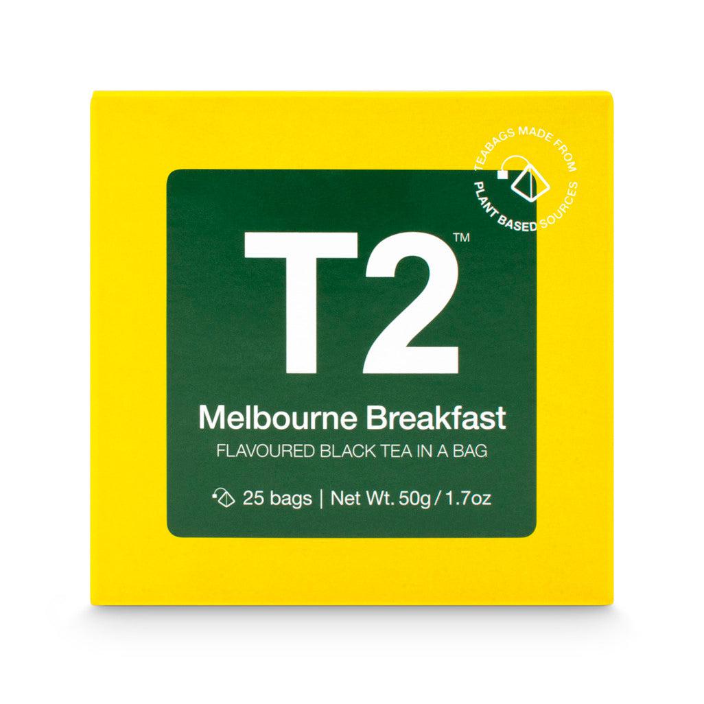 Melbourne Breakfast Tea Bag Cube 25 pack-Gourmet Food & Drink-T2-The Bay Room