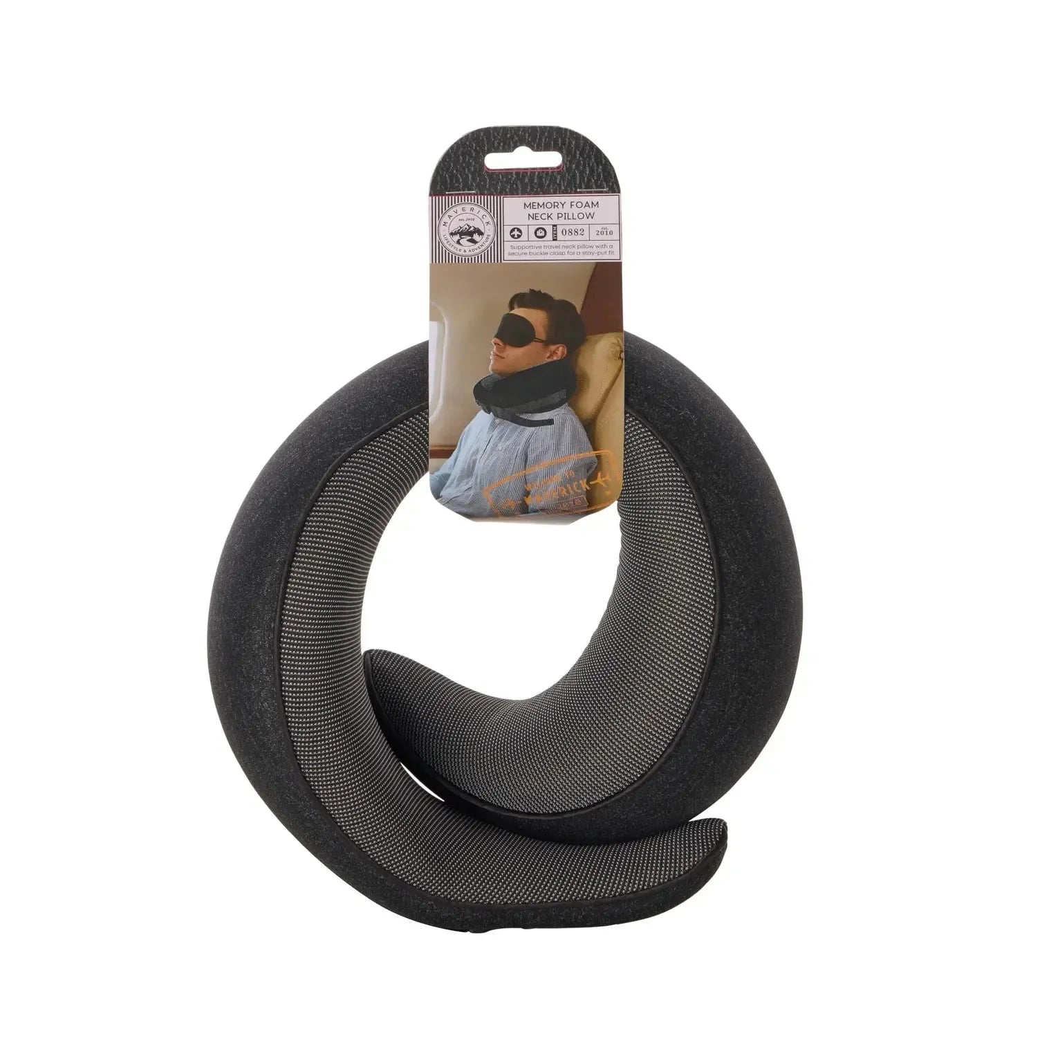 Memory Foam Neck Pillow-Travel & Outdoors-Maverick-The Bay Room
