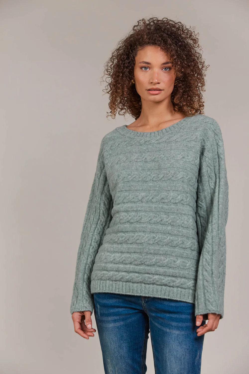 Merano Cable Knit - Jasper-General-Eb & Ive-The Bay Room