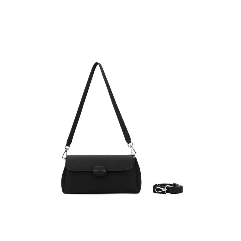 Mercer Black Shoulder Crossbody-Bags & Clutches-Black Caviar Designs-The Bay Room