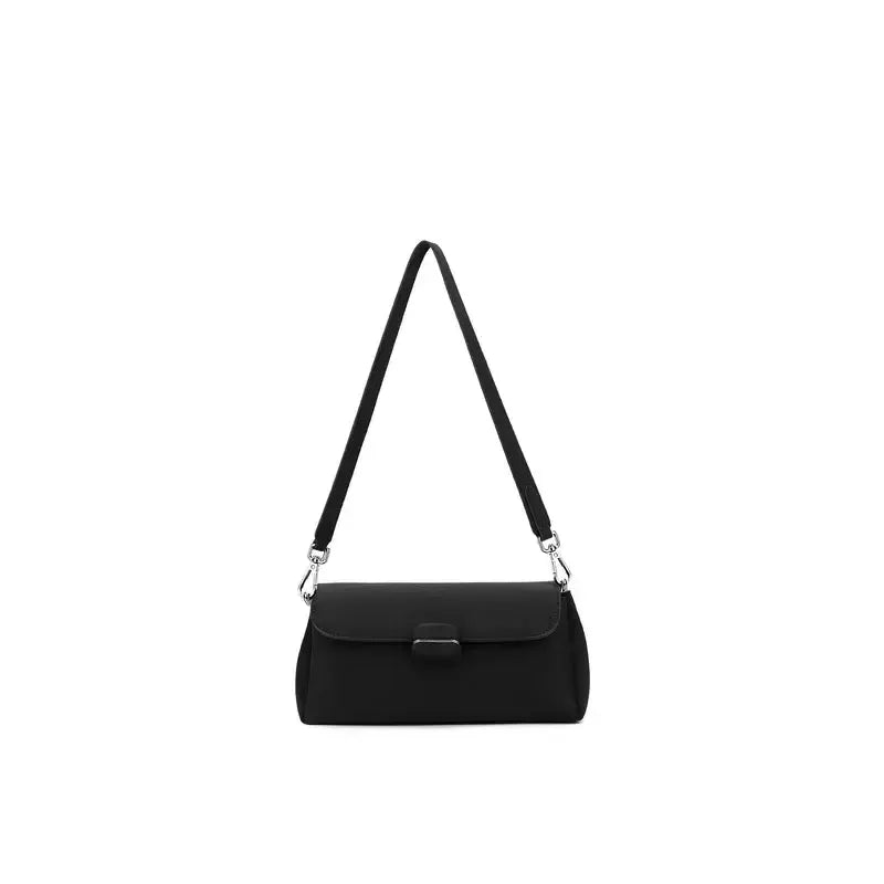 Mercer Black Shoulder Crossbody-Bags & Clutches-Black Caviar Designs-The Bay Room