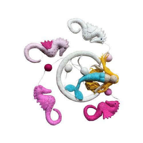 Mermaid Mobile-Toys-Himalayan Felt Co.-The Bay Room