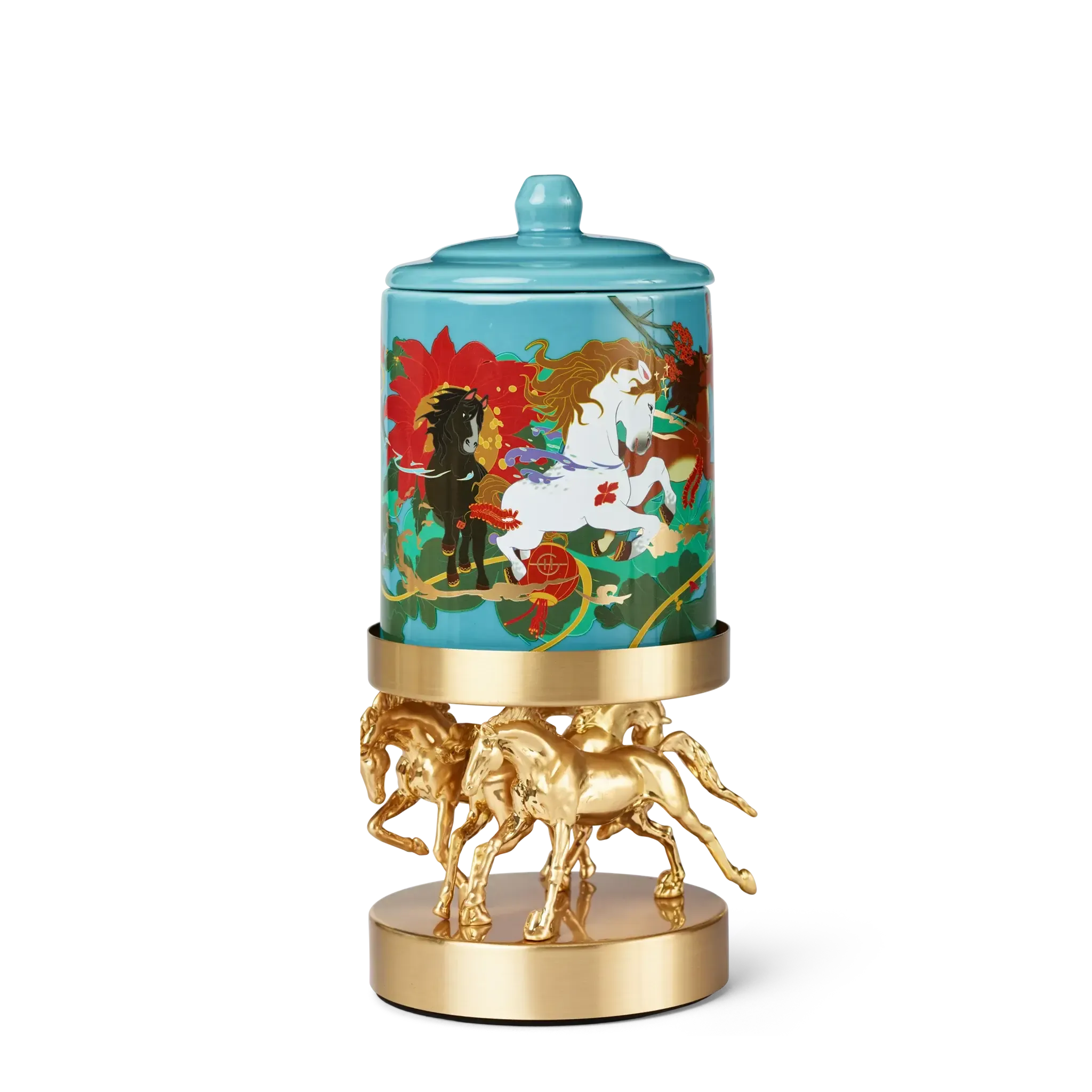 Metal Candle Holder - Freedom of the Horse-Candles & Fragrances-Glasshouse-The Bay Room