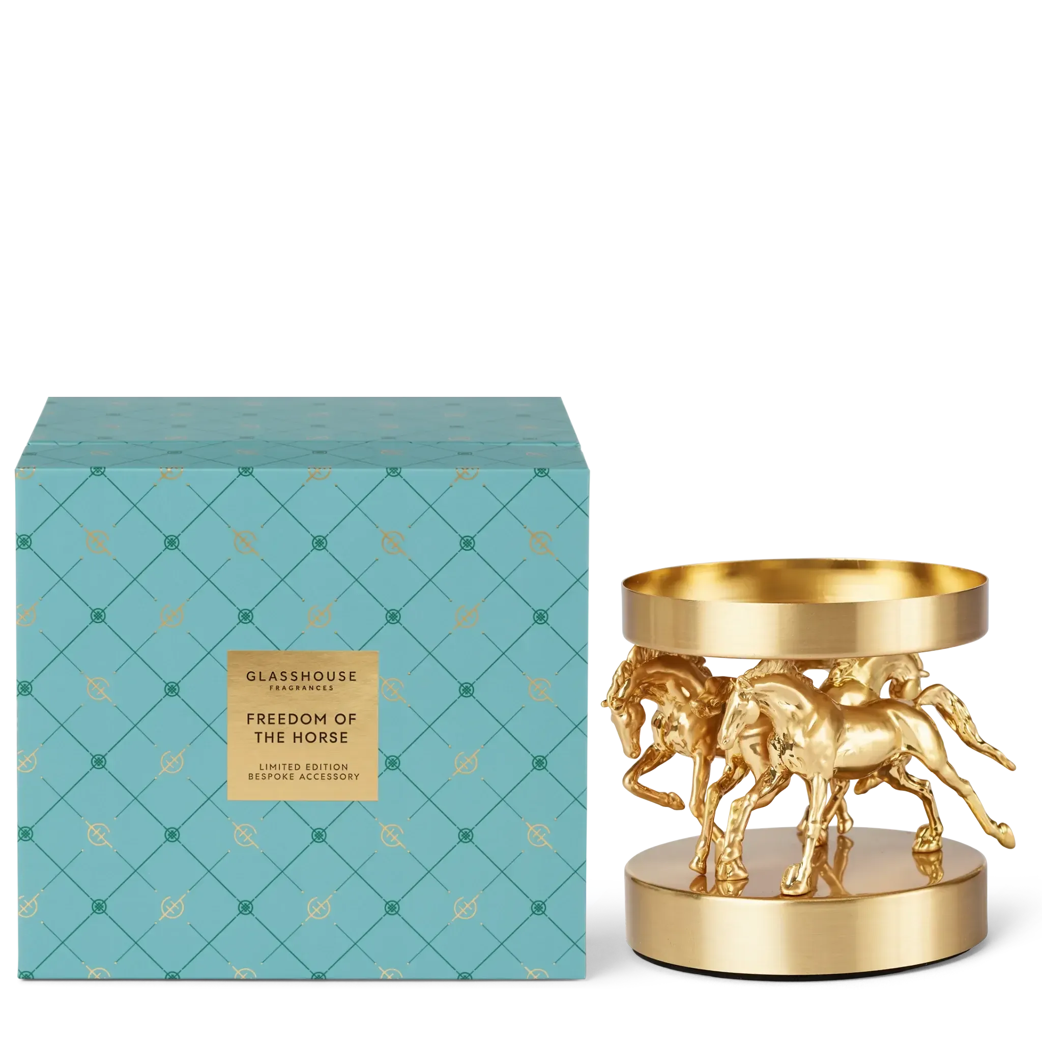 Metal Candle Holder - Freedom of the Horse-Candles & Fragrances-Glasshouse-The Bay Room