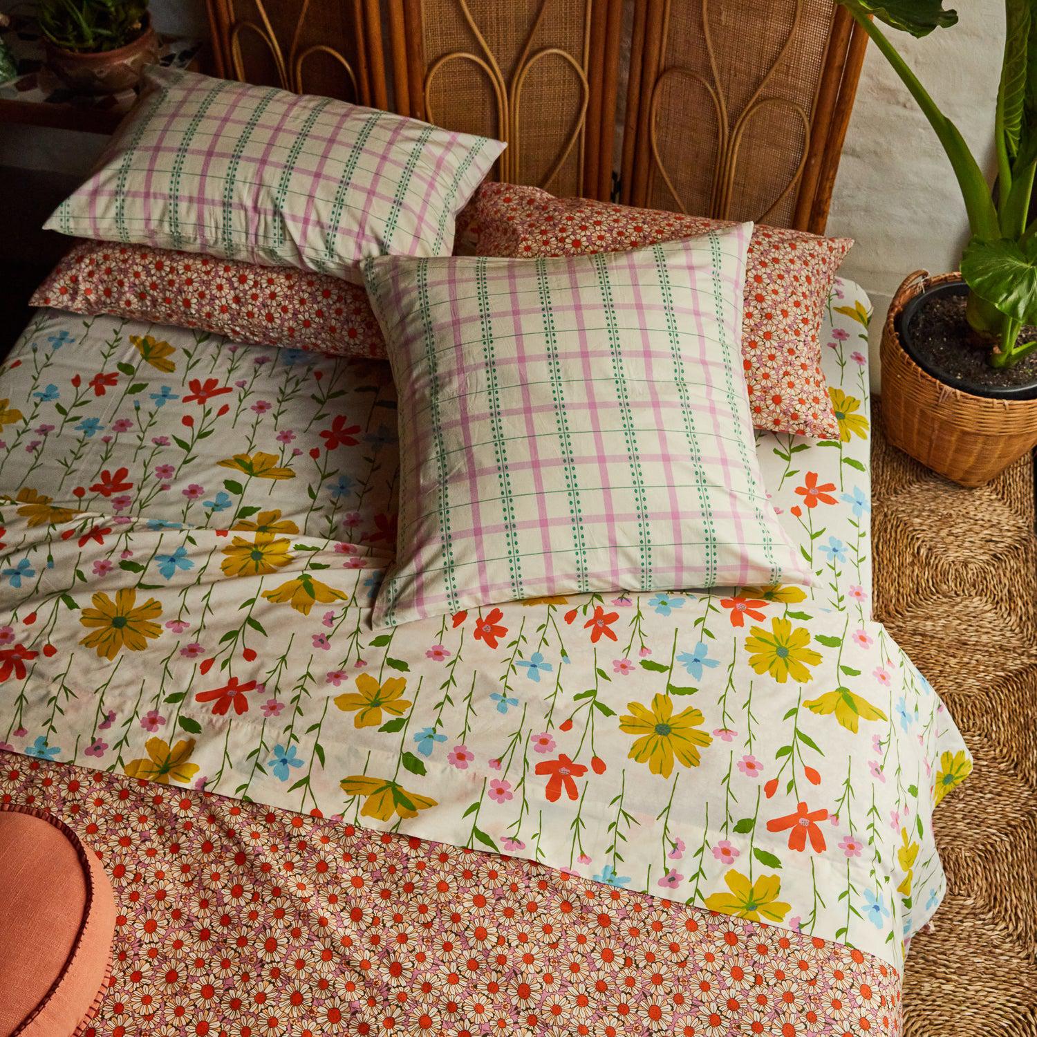 Mica Cotton Euro Pillowcase Set-Soft Furnishings-PLAY by Sage & Clare-The Bay Room
