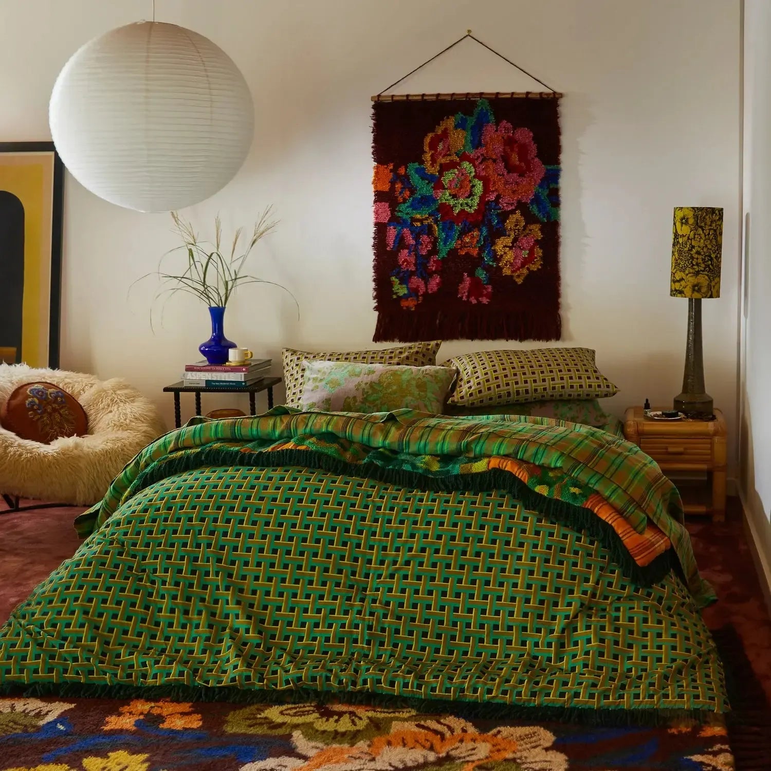 Mila Tufted Blanket-Soft Furnishings-Sage & Clare-The Bay Room