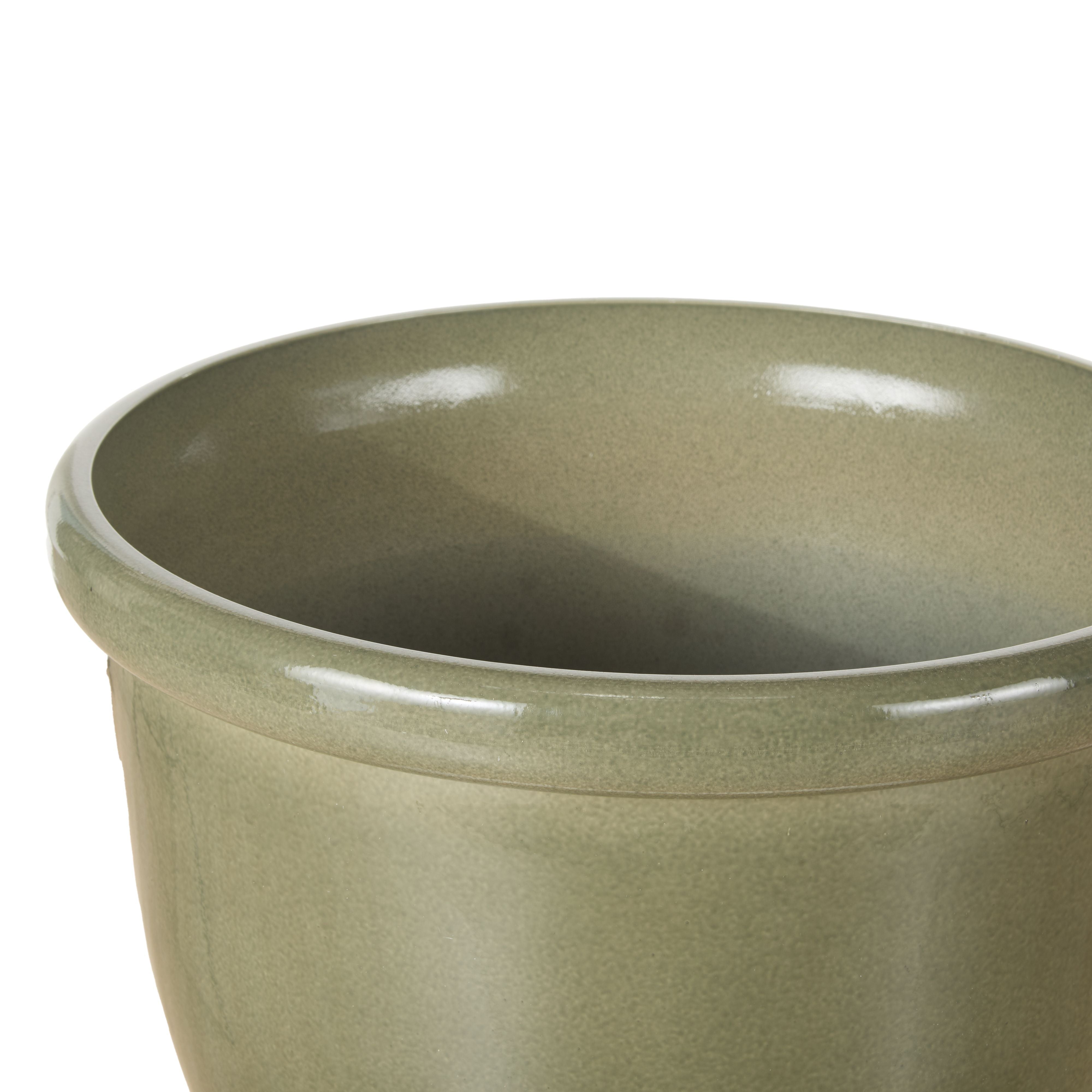 Milan Glaze Look Planter - Green-General-Rogue Home-The Bay Room