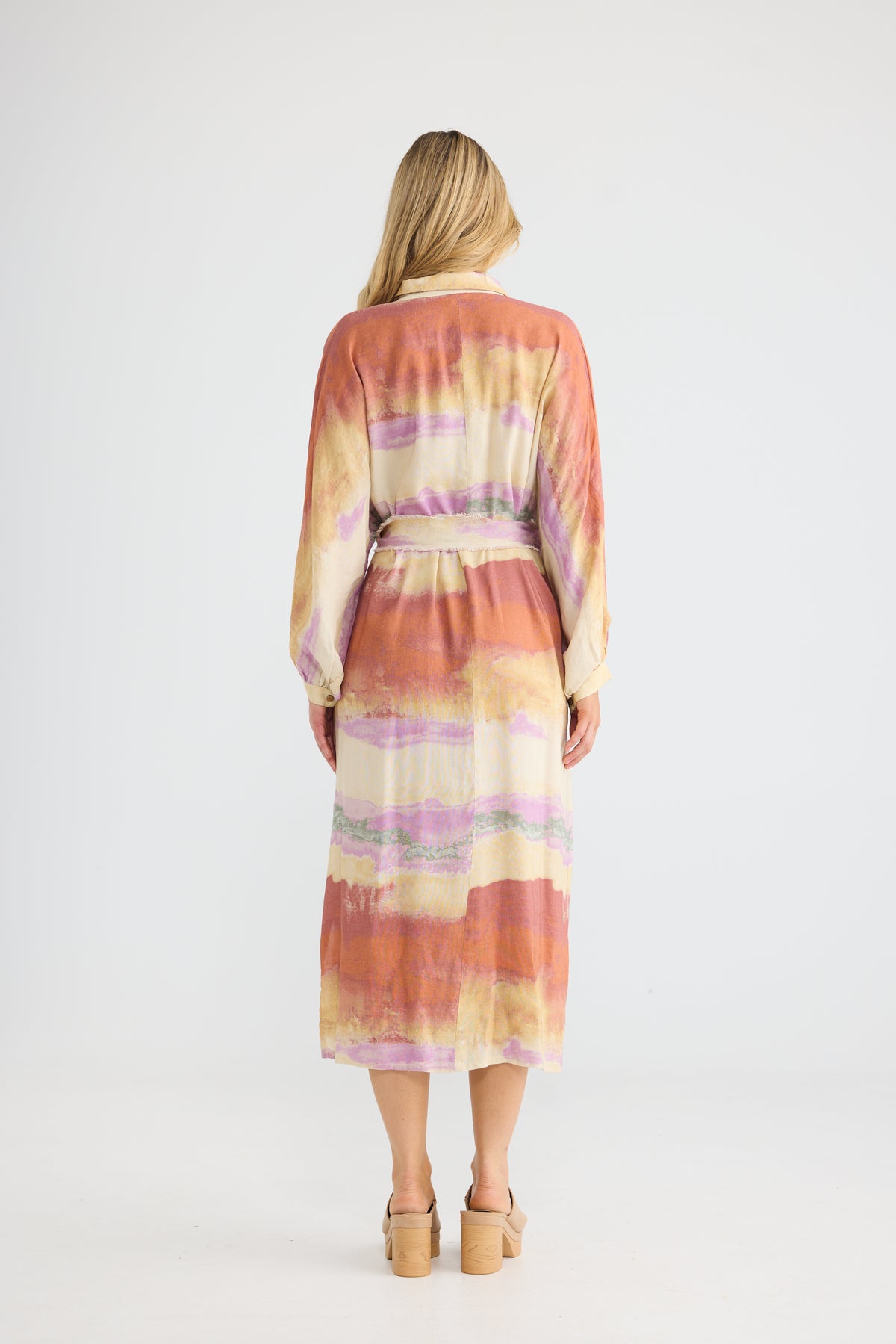 Milano Shirt Dress - Sand Dunes