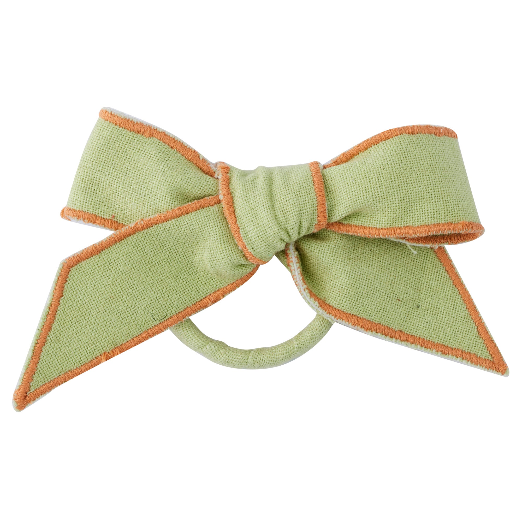 Milla Bow Napkin Ring 12cm Pistachio/Papaya-Dining & Entertaining-Coast To Coast Home-The Bay Room