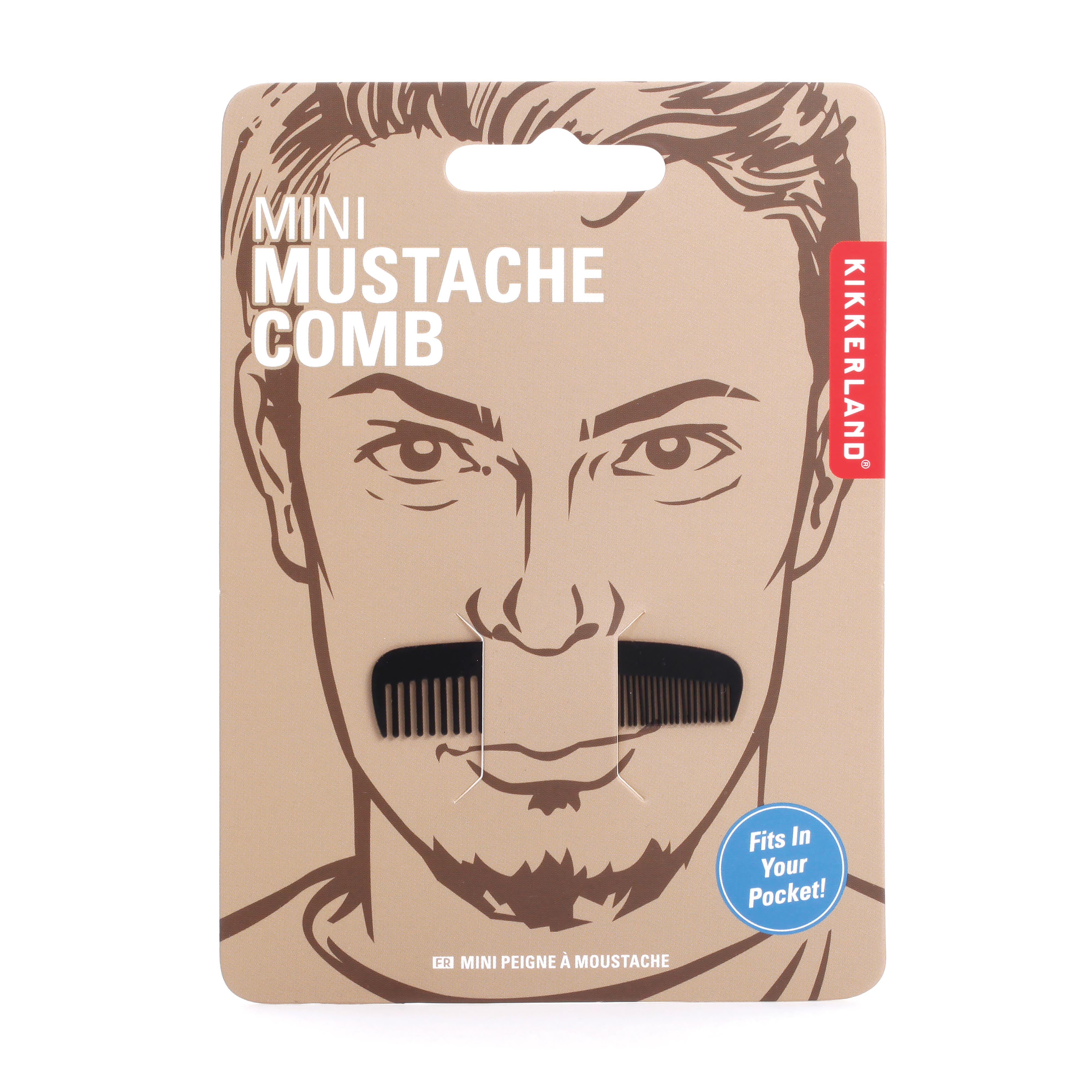 Mini Mustache Comb-Fun & Games-Kikkerland-The Bay Room