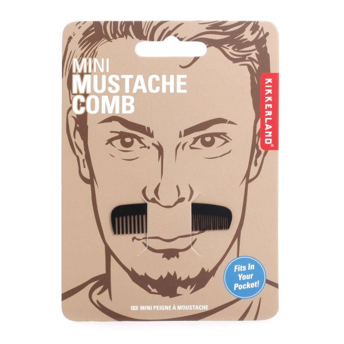 Mini Mustache Comb-Fun & Games-Kikkerland-The Bay Room