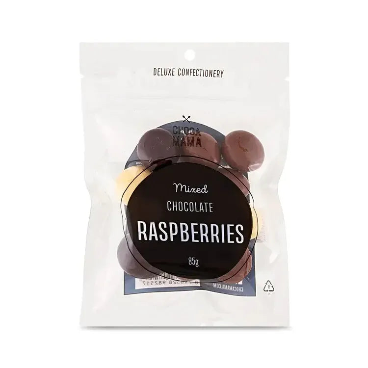 Mixed Raspberries Mini Bag 85g-Gourmet Food & Drink-Chocamama-The Bay Room