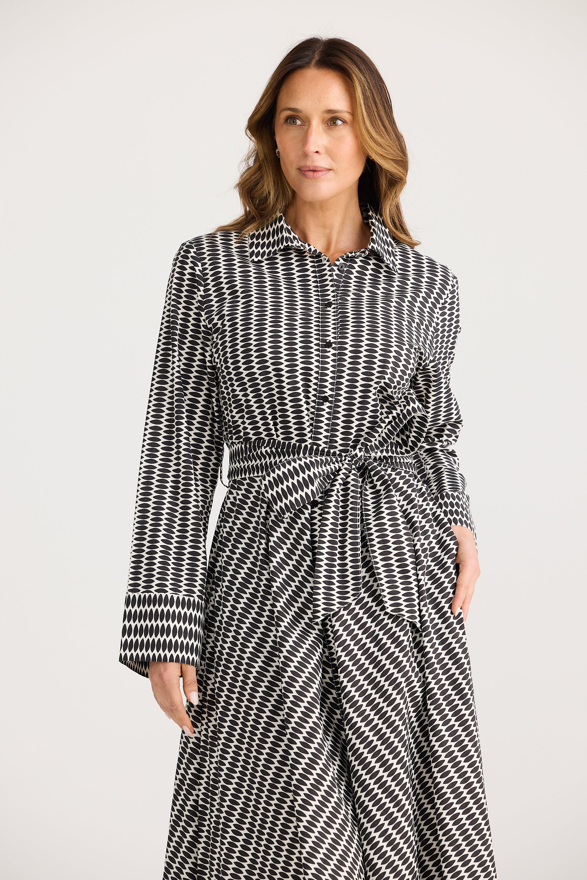 Moet Shirt Dress - Cascade-Tops-Brave & True-The Bay Room