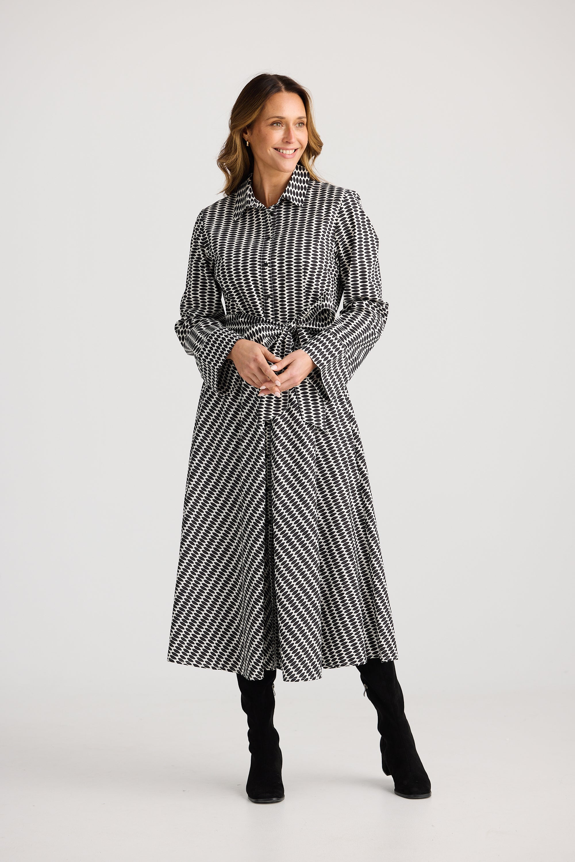 Moet Shirt Dress - Cascade-Tops-Brave & True-The Bay Room