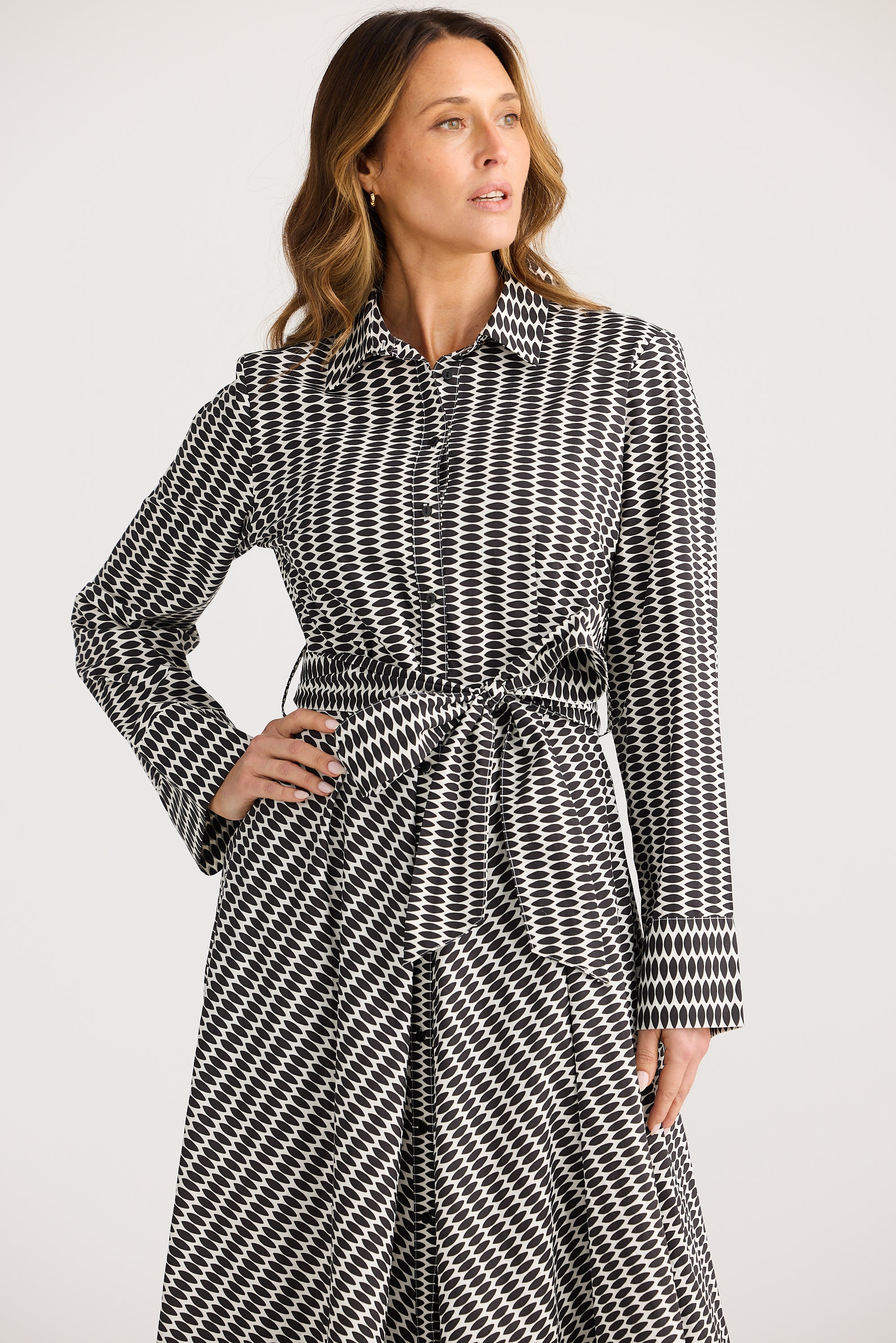 Moet Shirt Dress - Cascade-Tops-Brave & True-The Bay Room