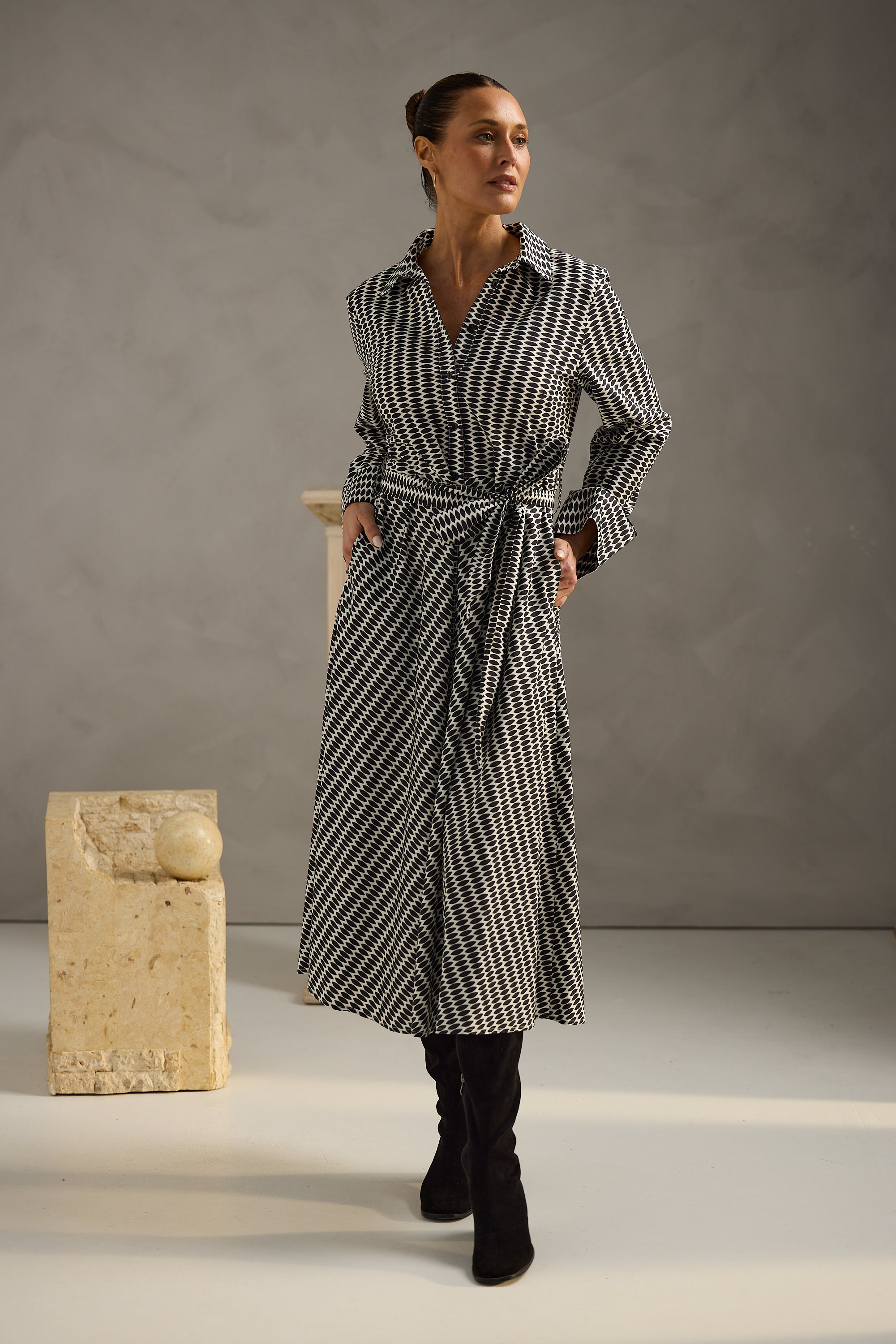 Moet Shirt Dress - Cascade-Tops-Brave & True-The Bay Room