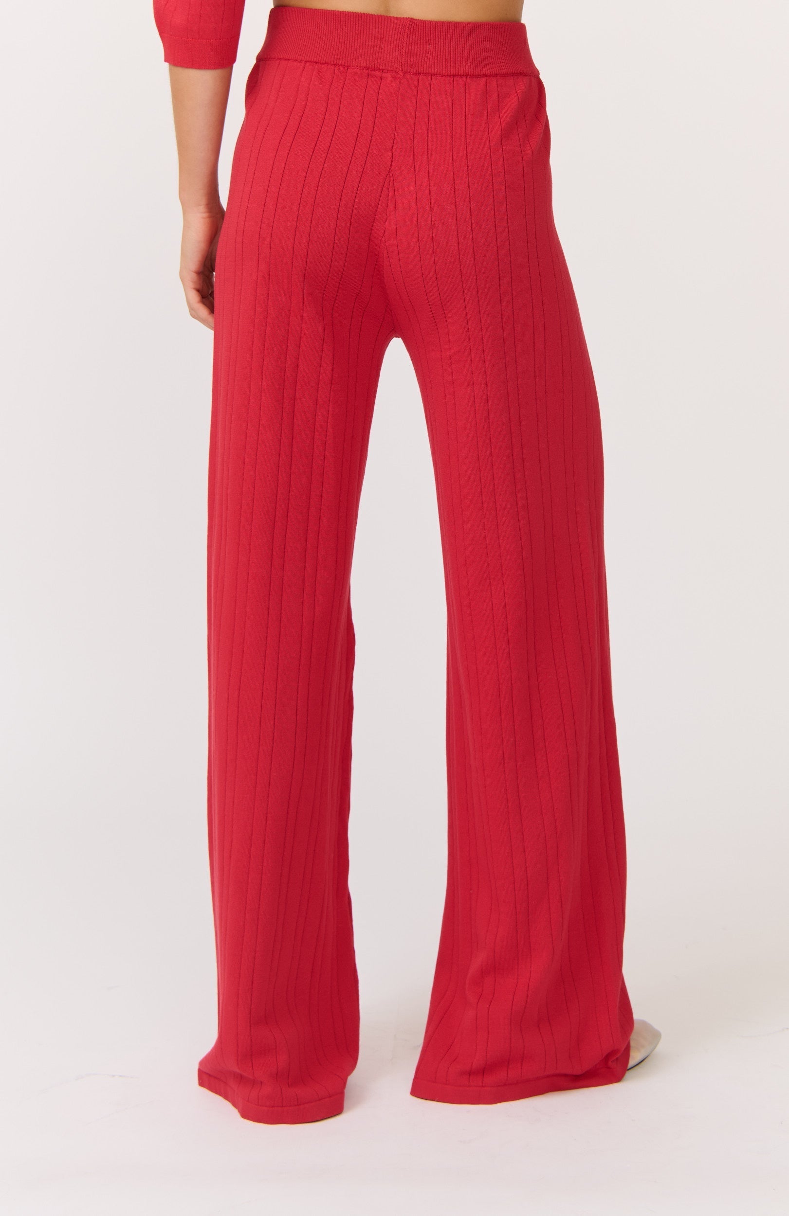 Molly Knit Pant - Cherry Knit-General-Cartel & Willow-The Bay Room