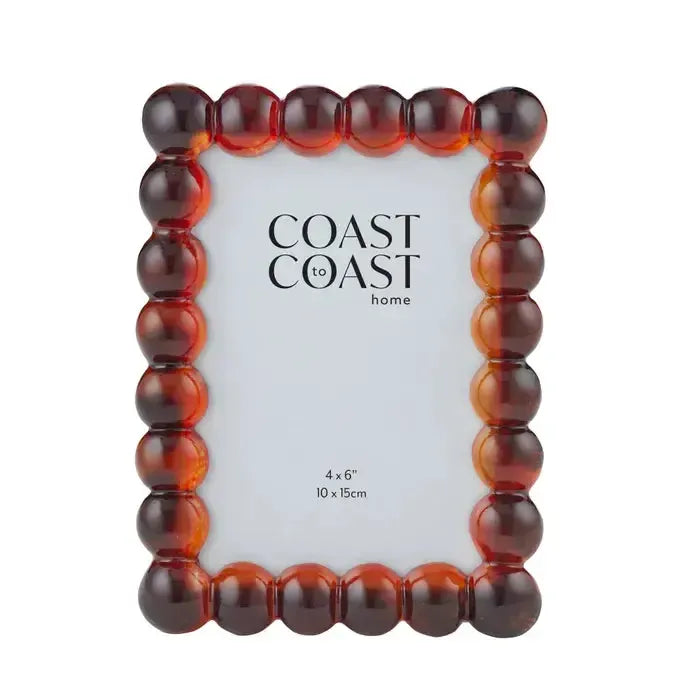 Molong Lucite 4x6" Photo Frame 13x18cm Amber-Decor Items-Coast To Coast Home-The Bay Room