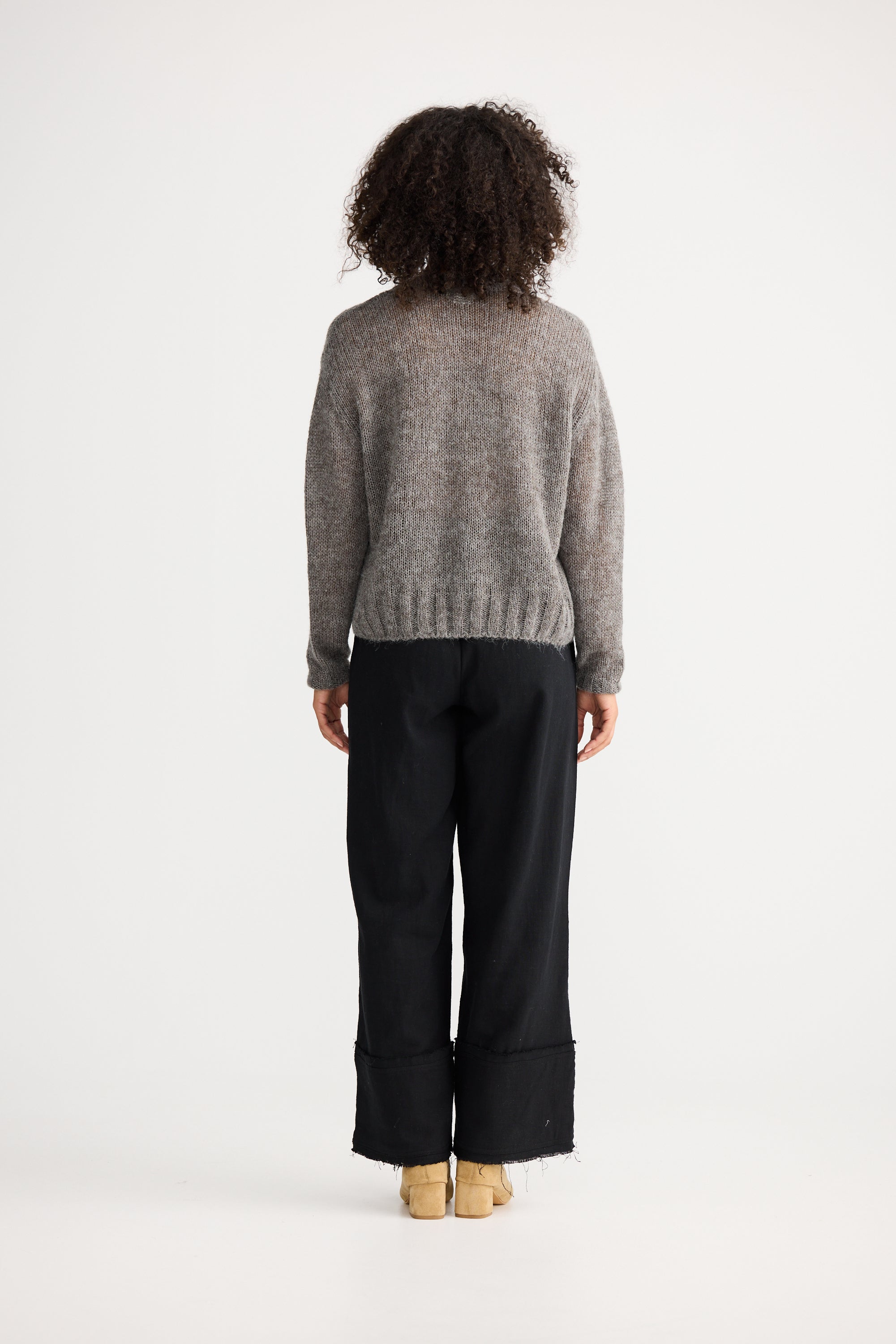 Momento Knit - Charcoal-Knitwear & Jumpers-The Shanty Corporation-The Bay Room