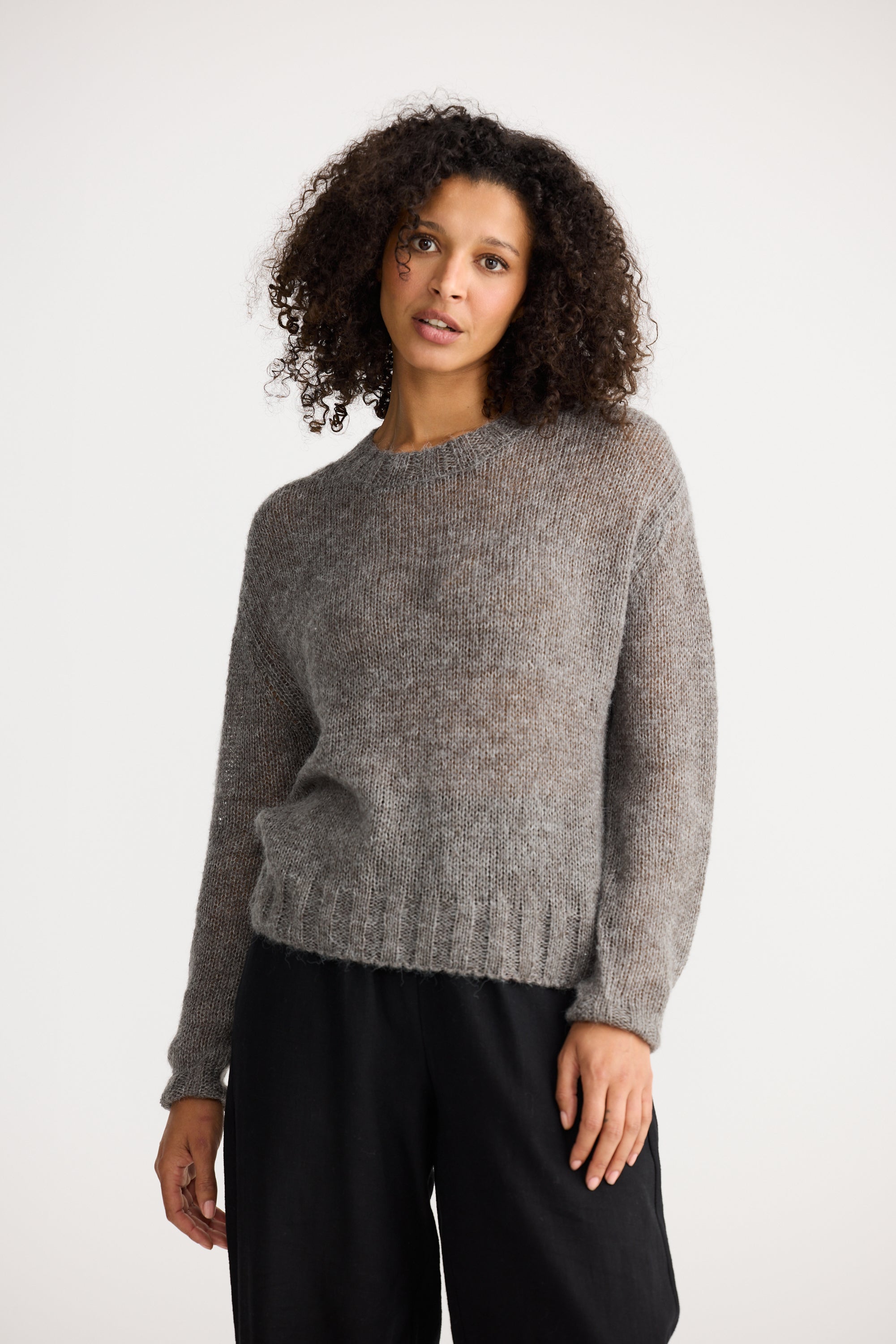 Momento Knit - Charcoal-Knitwear & Jumpers-The Shanty Corporation-The Bay Room
