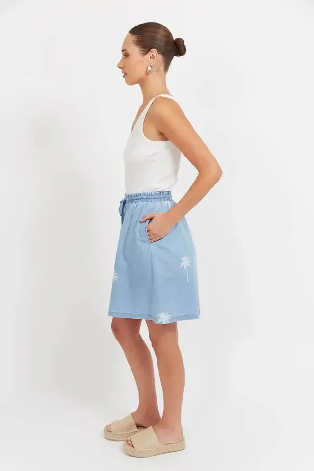 Montego Denim Short - Safira-Shorts-Haven-The Bay Room